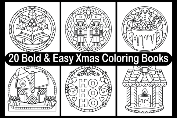 20 Bold Easy Xmas Coloring Books: A Creative Solution for Modern Creators and Entrepreneurs