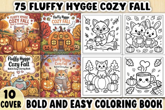 75 Fluffy Hygge Cozy Fall Coloring Book: A Strategic Tool for Creativity and Mindfulness