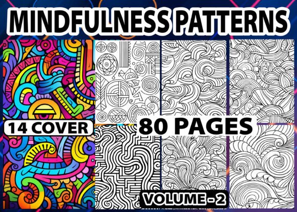 80 Mindfulness Patterns Coloring Pages