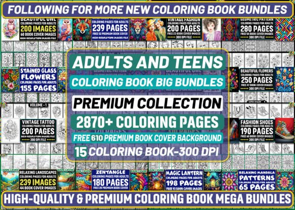 Adults-Teens Coloring Book Big Bundles: A Comprehensive Guide for Creative Minds