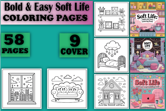Bold Easy Soft Life Coloring Pages