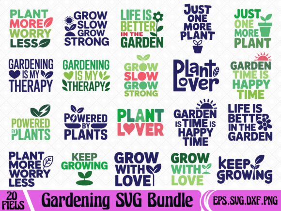 Gardening Quotes SVG Bundle: A Creative Tool for Modern Content Creators