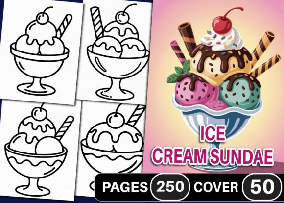 Ice Cream Sundae Coloring Book for Kids: A Strategic Tool for Creativity and Engagement